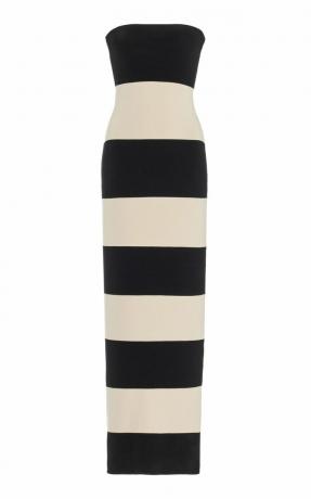 Αποκλειστικό Maxi φόρεμα Theo Striped Jersey Strapless