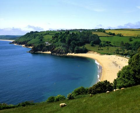 Η παραλία του Ντέβον Blackpool Sands