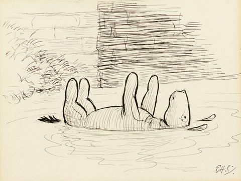 ΜΙ. Η. Shepard_Two σχέδια μελανιού από το σπίτι στο Pooh Corner II - Sotheby's