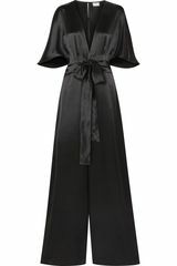 Το Κερρί Silk-Charmeuse Jumpsuit