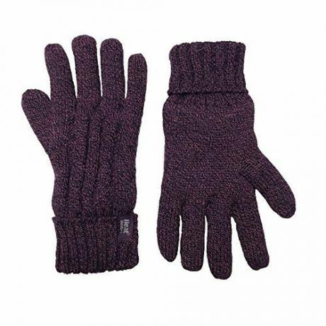 Θερμικά γάντια γυναικεία πλεκτά καλωδίων Heatweaver