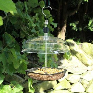 Kingfisher Hanging Mealworm Bird Feeder με πλαστικό κουβούκλιο