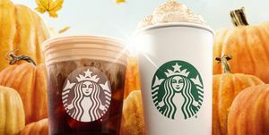 Φθινοπωρινά στοιχεία μενού starbucks 2022