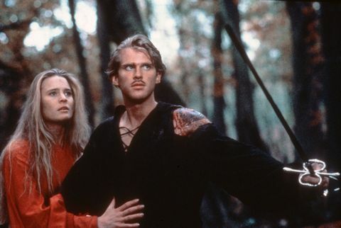 Cary Elwes και Robin Wright στην Νύφη Πριγκίπισσας (1987). 