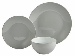 Argos Home 12 Piece Stoneware Dinner Set - Γκρι