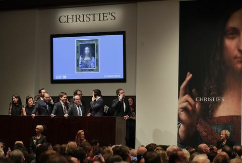 Λεονάρντο Ντα Βίντσι έργα τέχνης Christies δημοπρασία