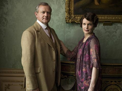 Hugh Bonneville ως Robert και Elizabeth McGovern ως Cora στο Downton Abbey S06E08