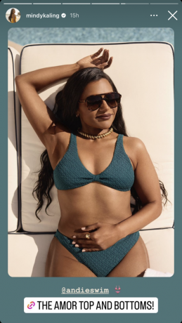 Mindy Kaling σπάνια φωτογραφία μπικίνι διασημότητα στο instagram