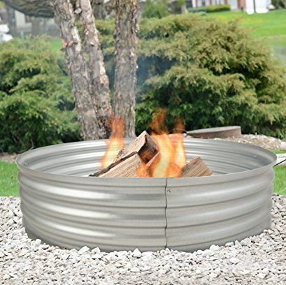 Infinity Galvanized Fire Ring