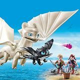 PLAYMOBIL® Light Fury με δράκο μωρών και παιδιά