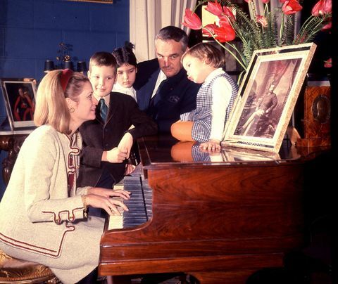 Grace Kelly με την οικογένεια