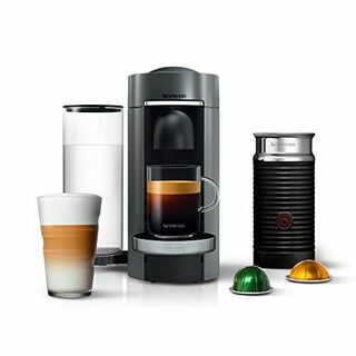 Nespresso Vertuo Plus Καφετιέρα και Συσκευή Εσπρέσο με Αφρό