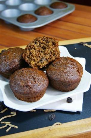 κλασικά muffins πίτουρο