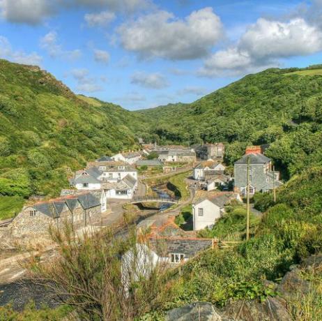 boscastle, ψαροχώρι της Κορνουάλης