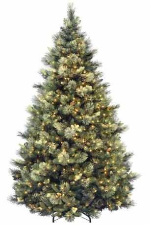 7,5-ft. Τεχνητό χριστουγεννιάτικο δέντρο Carolina Pine προφωτισμένο