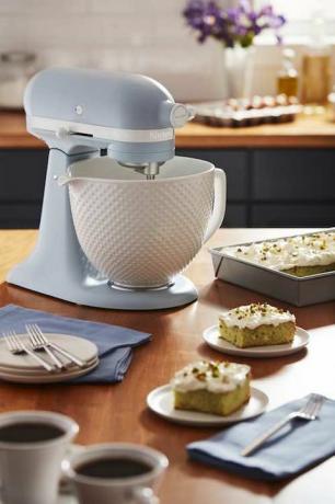 Kitchenaid τεχνίτης μίξερ σκονισμένη μπλε φωτογραφία