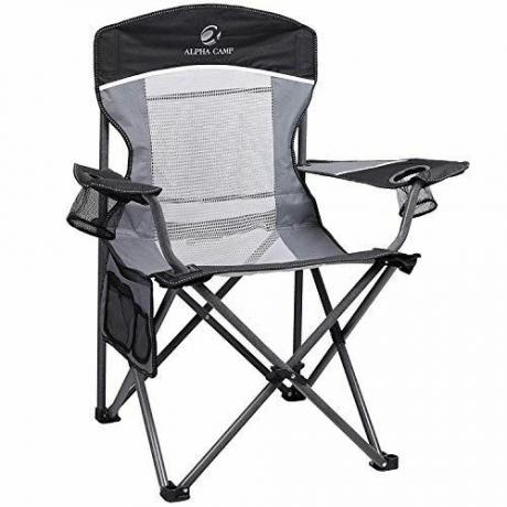 Πτυσσόμενη καρέκλα Camping με πλάτη μεγάλου μεγέθους
