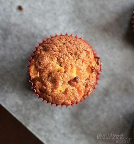 παλαιό μήλο κανέλα muffins